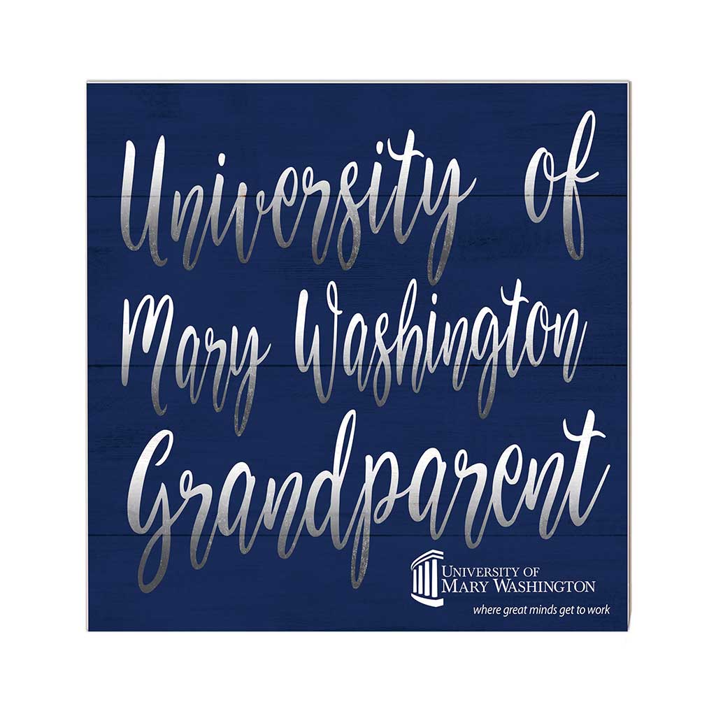 10x10 Team Grandparents Sign University of Mary Washington Eagles
