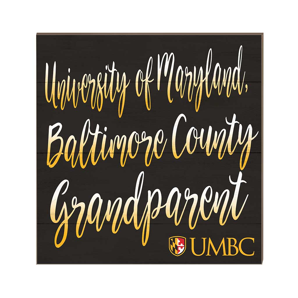 10x10 Team Grandparents Sign University of Maryland- Baltimore County Retrievers