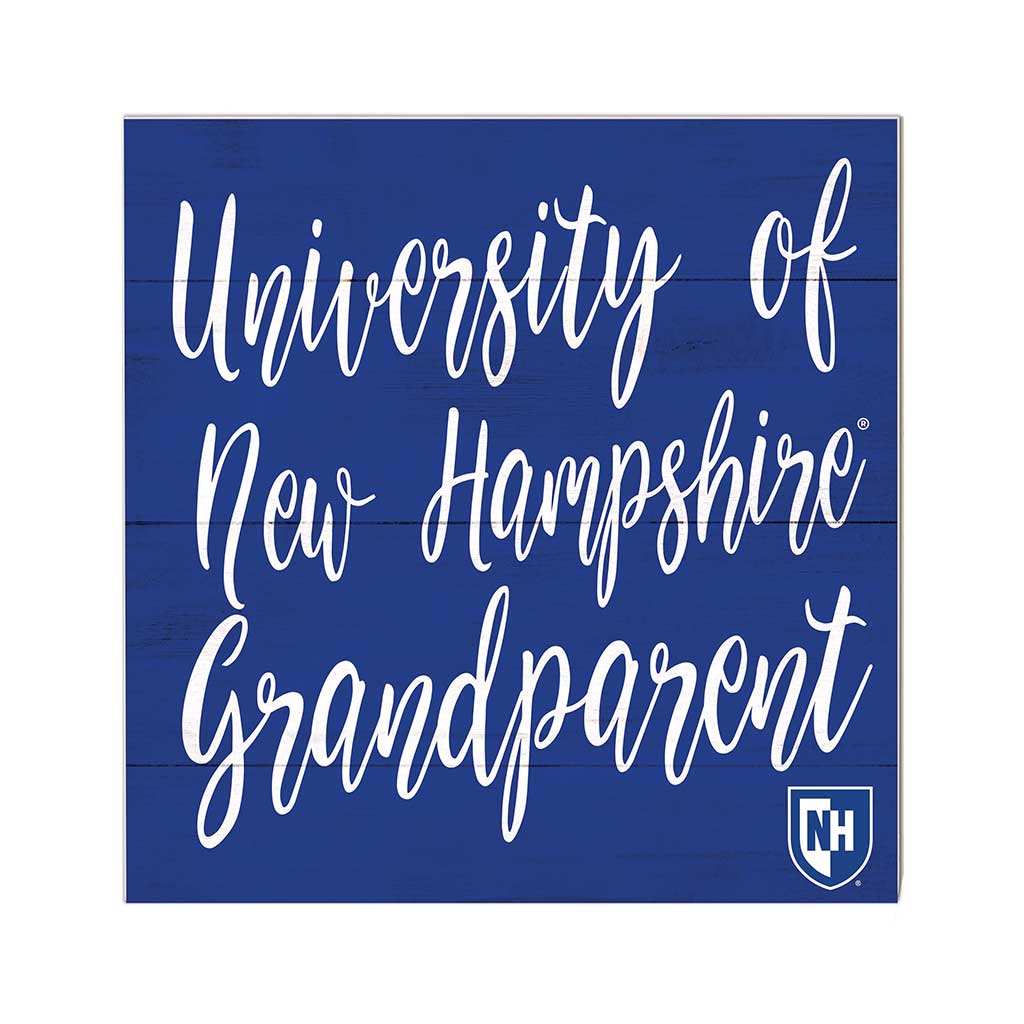 10x10 Team Grandparents Sign University of New Hampshire Wildcats