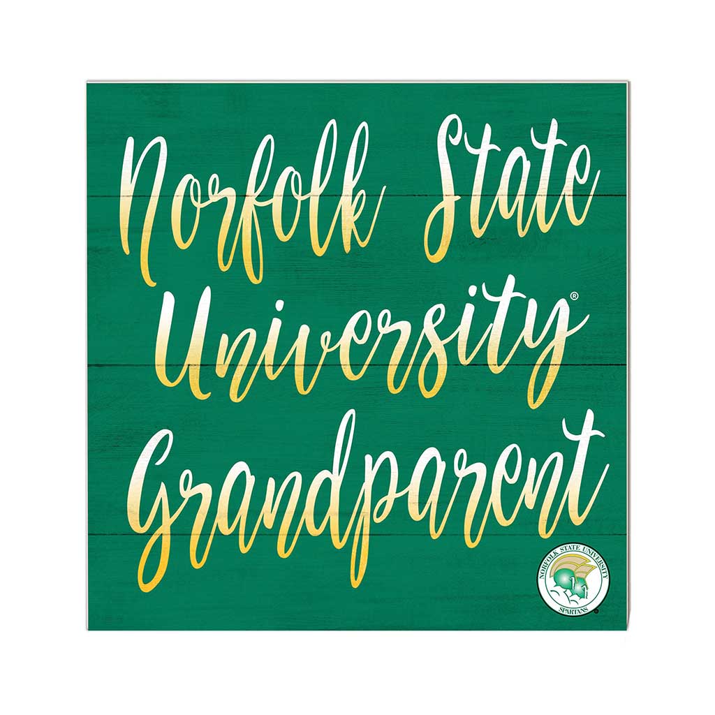 10x10 Team Grandparents Sign Norfolk State Spartans