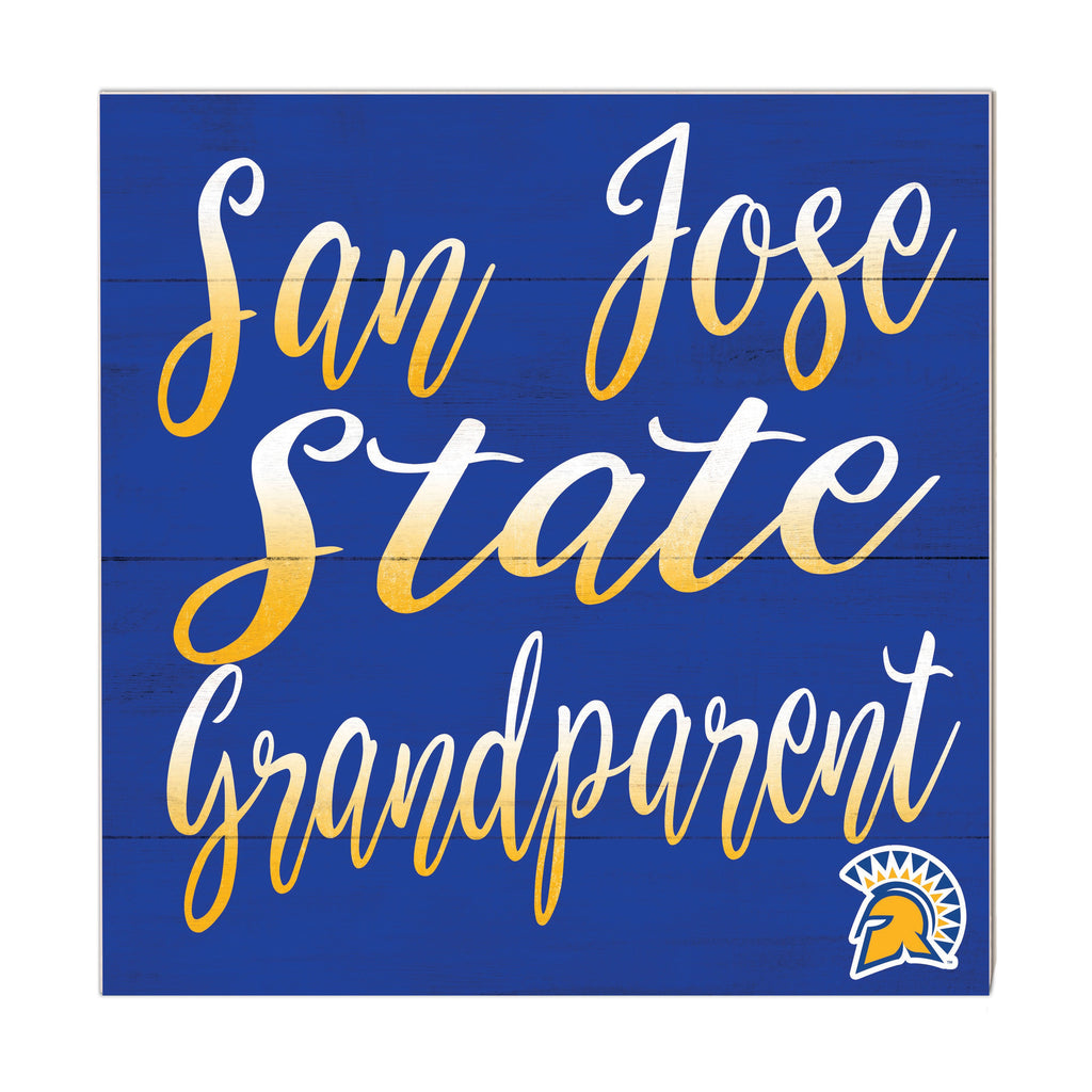 10x10 Team Grandparents Sign San Jose State Spartans