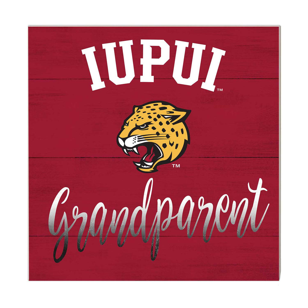 10x10 Team Grandparents Sign Indiana-Purdue Indianapolis Jaguars