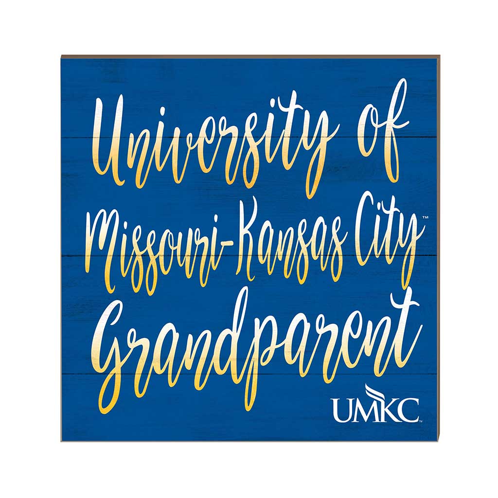10x10 Team Grandparents Sign Missouri Kansas City Kangaroos