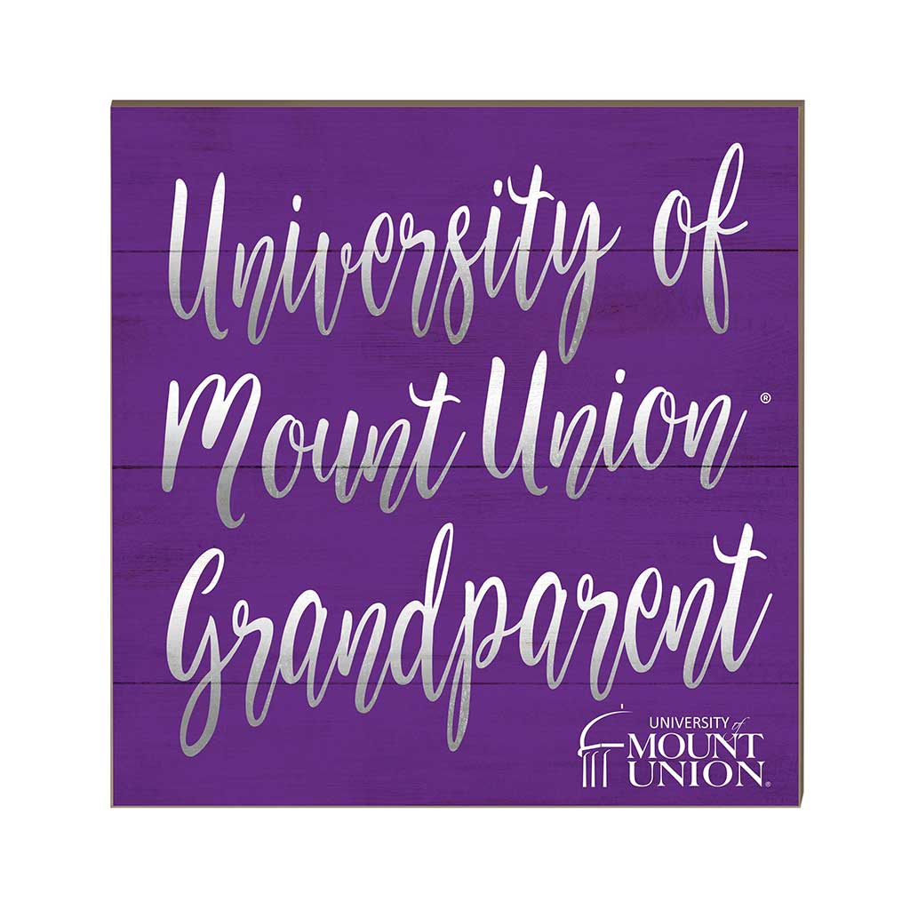 10x10 Team Grandparents Sign University of Mount Union Raiders