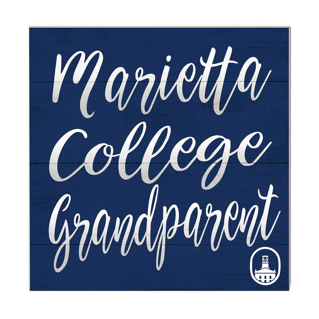 10x10 Team Grandparents Sign Marietta College Pioneers
