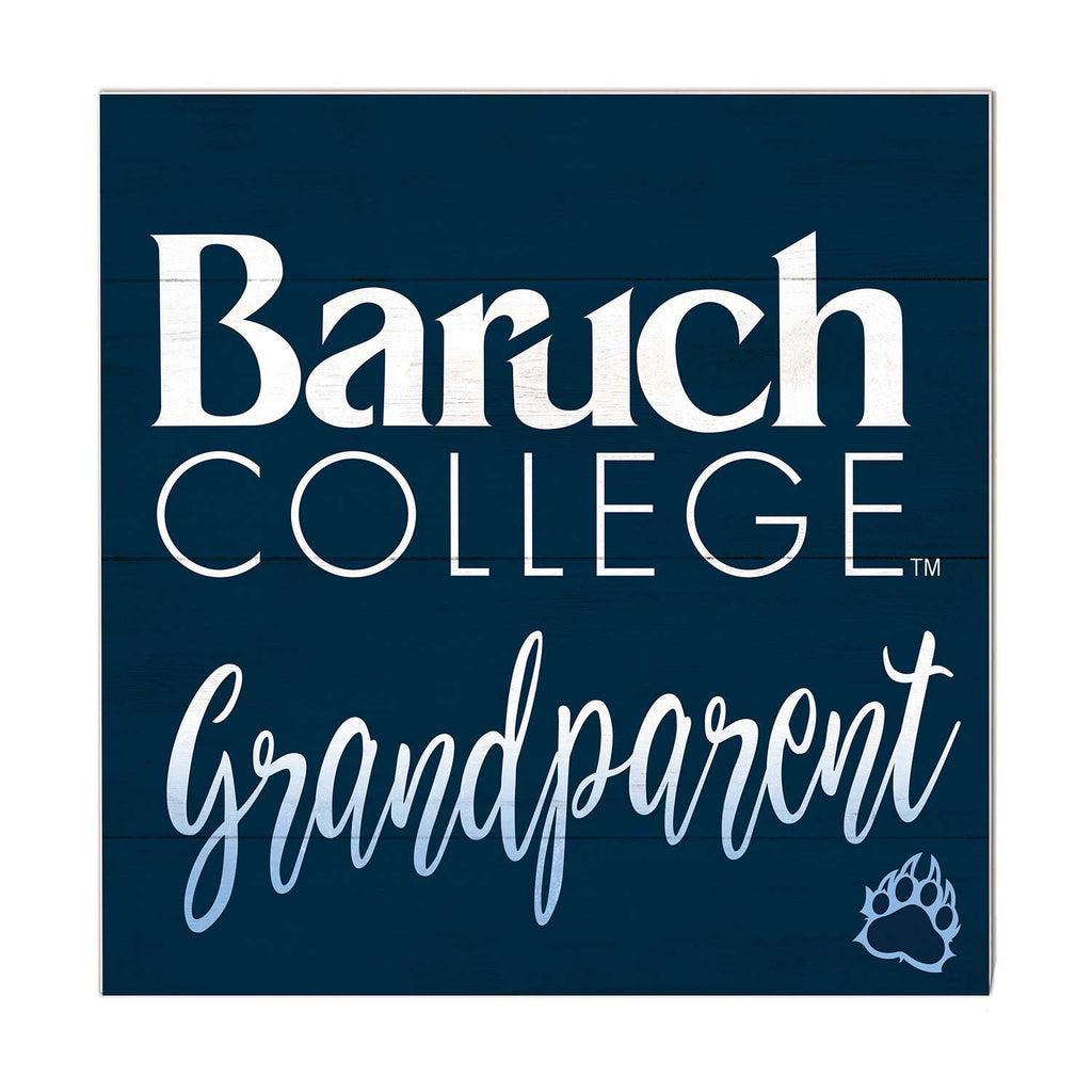 10x10 Team Grandparents Sign Baruch College Bearcats