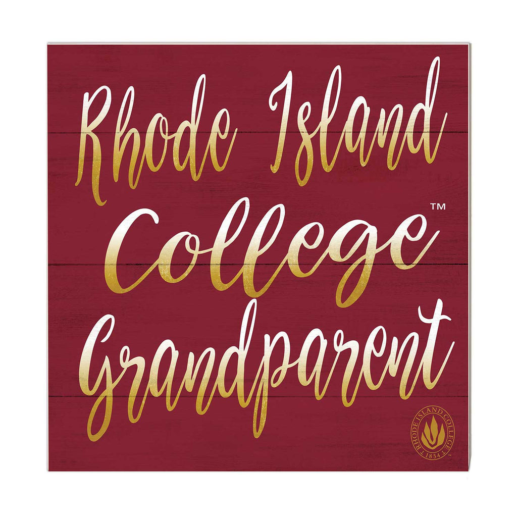 10x10 Team Grandparents Sign Rhode Island College Anchormen