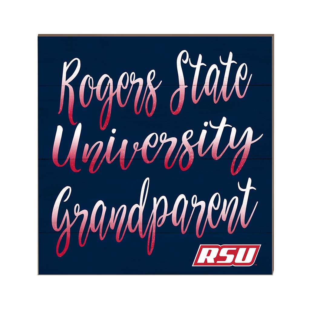 10x10 Team Grandparents Sign Rogers State University Hillcats