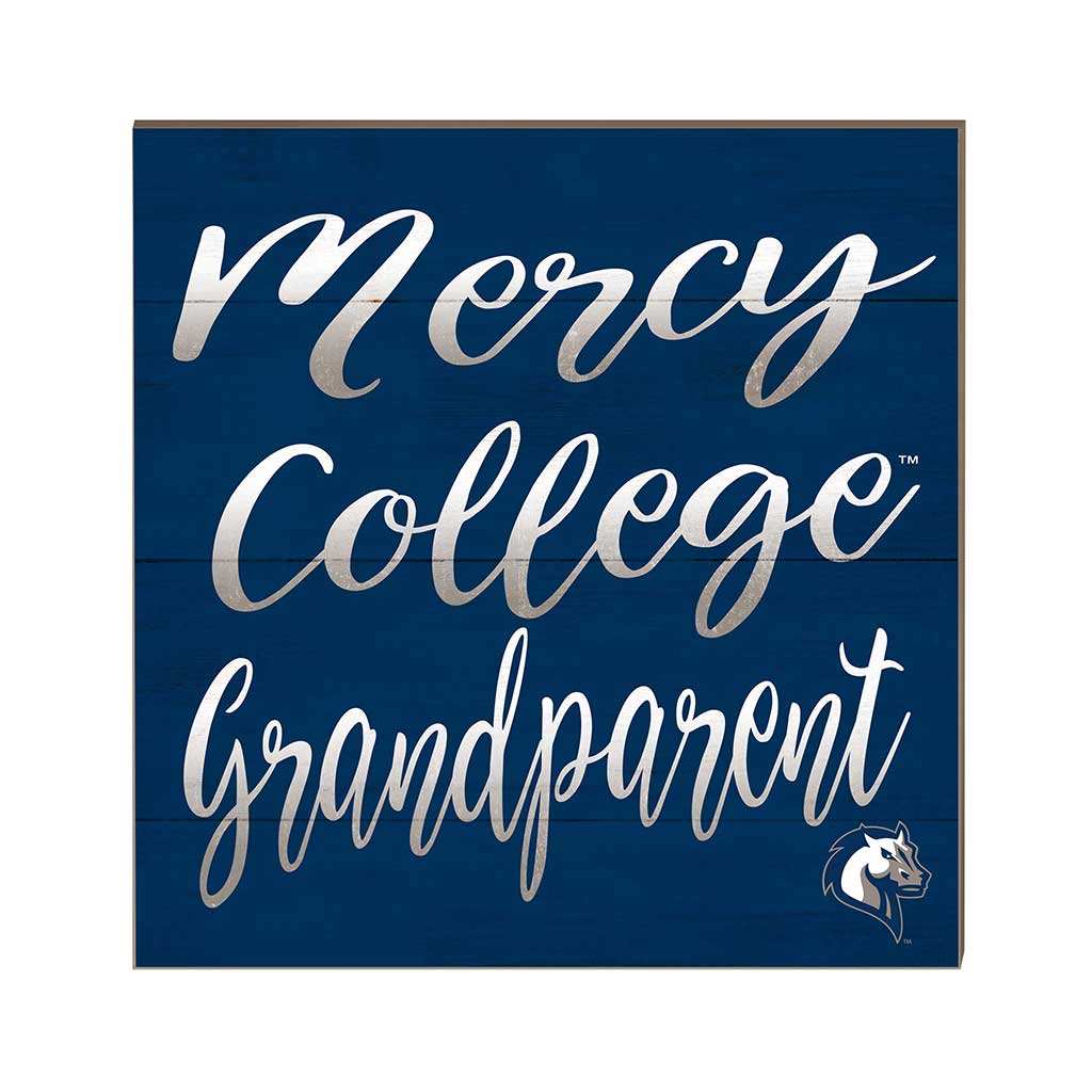 10x10 Team Grandparents Sign Mercy College Mavericks