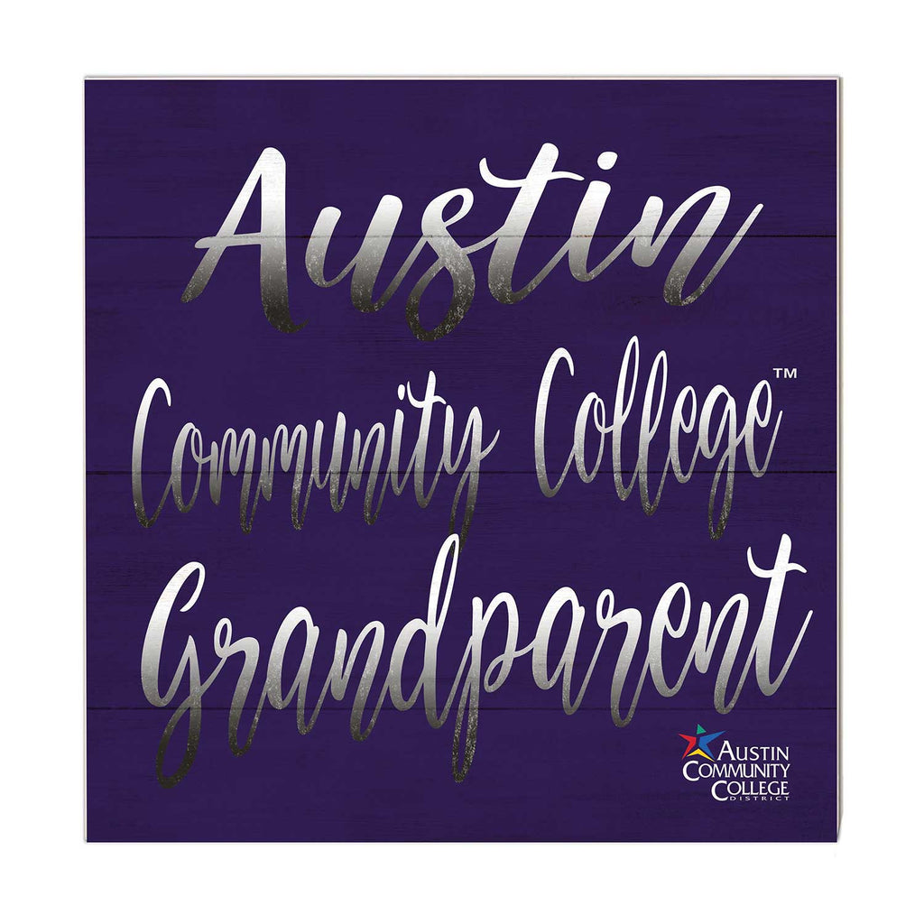 10x10 Team Grandparents Sign Austin Community College Riverbats