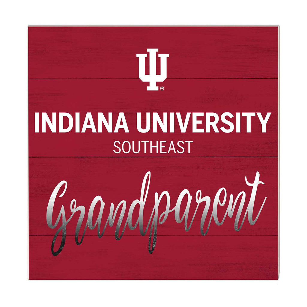 10x10 Team Grandparents Sign Indiana University Southeast Grenadiers