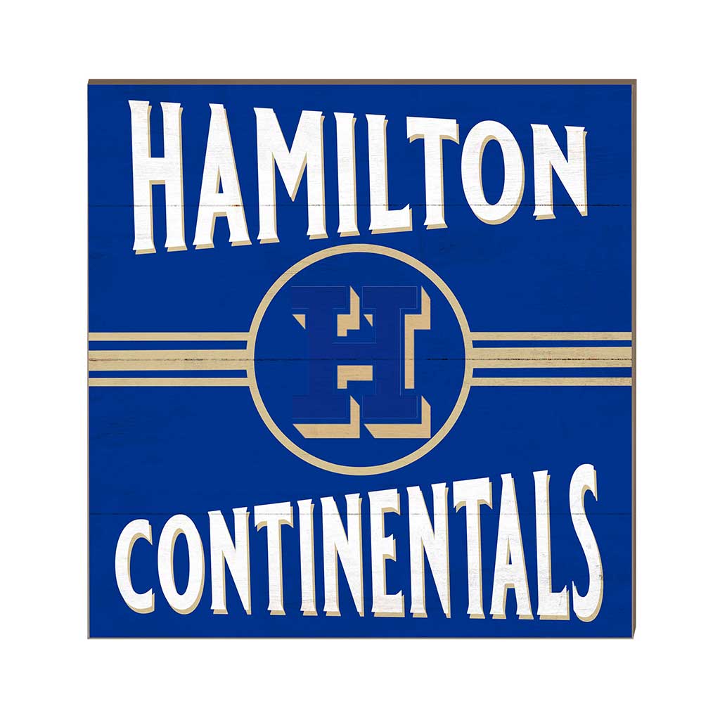 10x10 Retro Team Sign Hamilton College Continentals