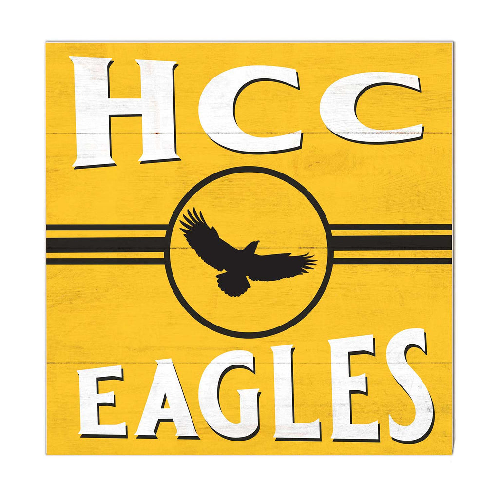 10x10 Retro Team Sign Houston Community College Eagles