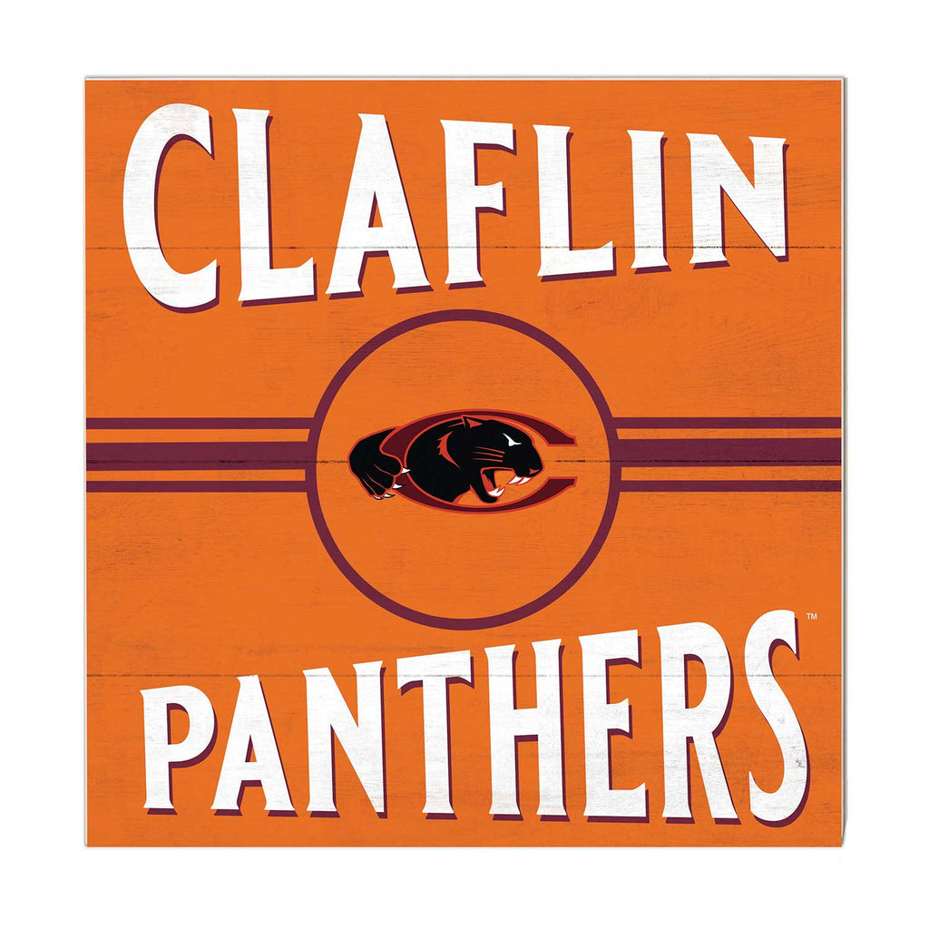 10x10 Retro Team Sign Claflin University Panthers