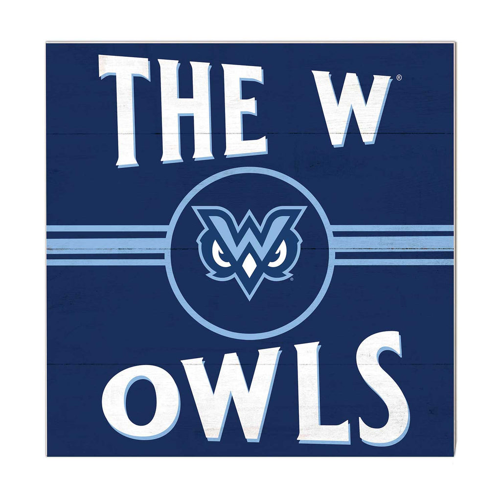 10x10 Retro Team Sign Mississippi University for Women Owls