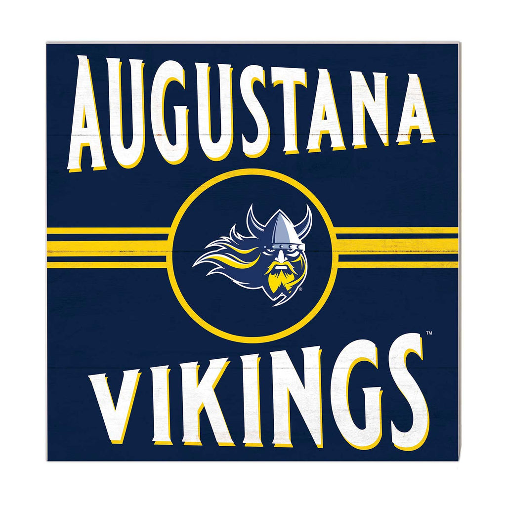 10x10 Retro Team Sign Augustana College Vikings