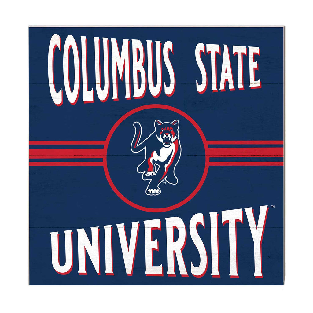 10x10 Retro Team Sign Columbus State University Cougars
