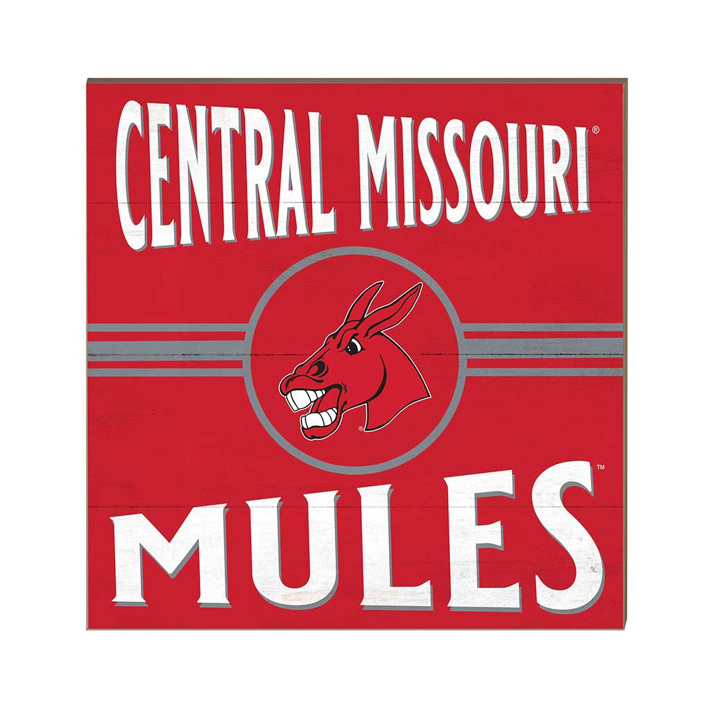 10x10 Retro Team Sign Central Missouri Mules