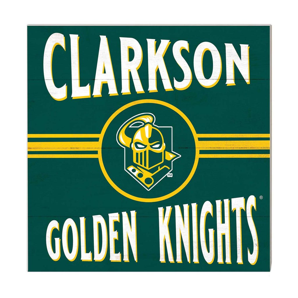 10x10 Retro Team Sign Clarkson University Golden Knights