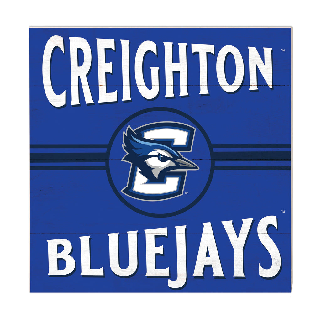 10x10 Retro Team Sign Creighton Bluejays