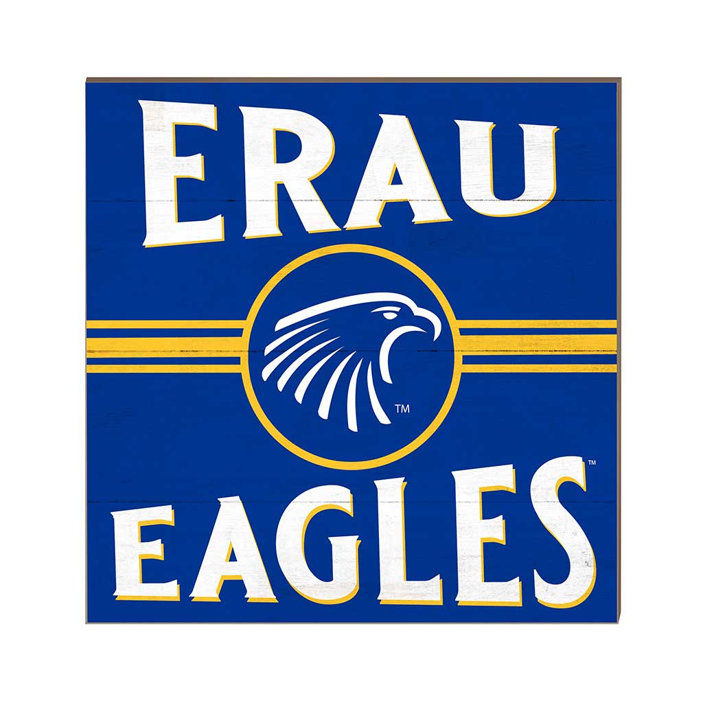 10x10 Retro Team Sign Embry-Riddle Aeronautical University Eagles