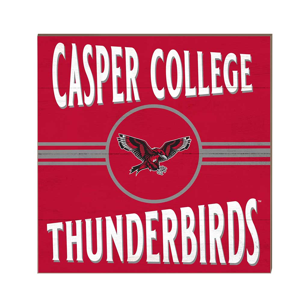 10x10 Retro Team Sign Casper College Thunderbirds