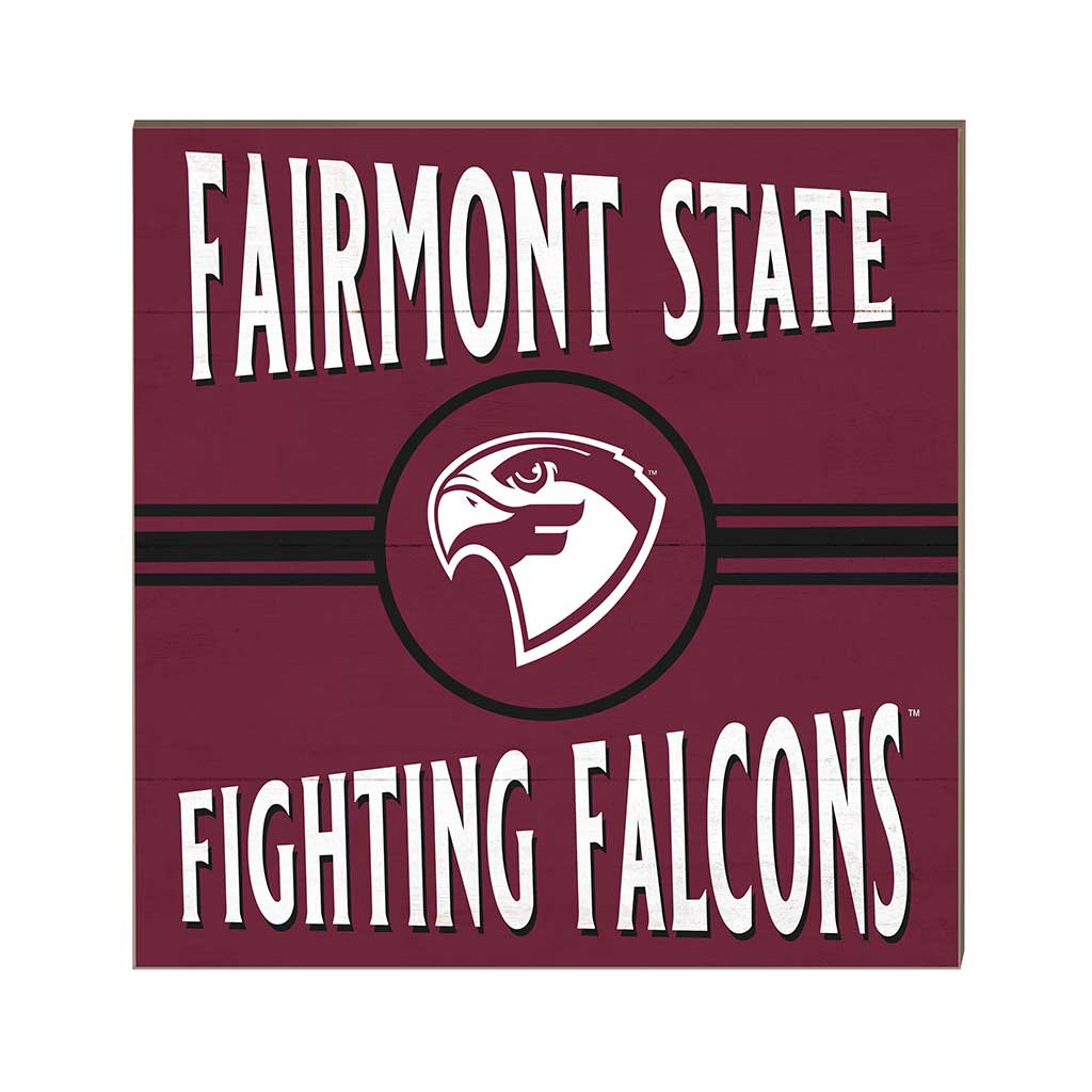 10x10 Retro Team Sign Fairmont State Falcons