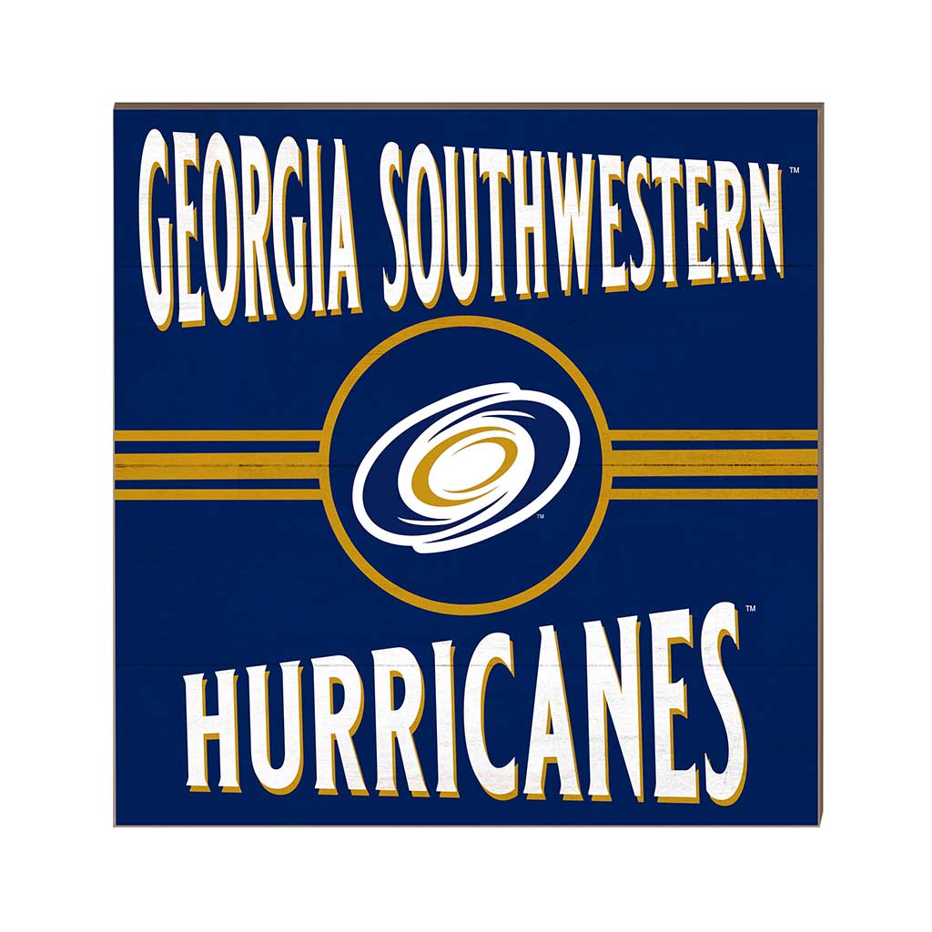 10x10 Retro Team Sign Georgia Southwestern State Hurricanes