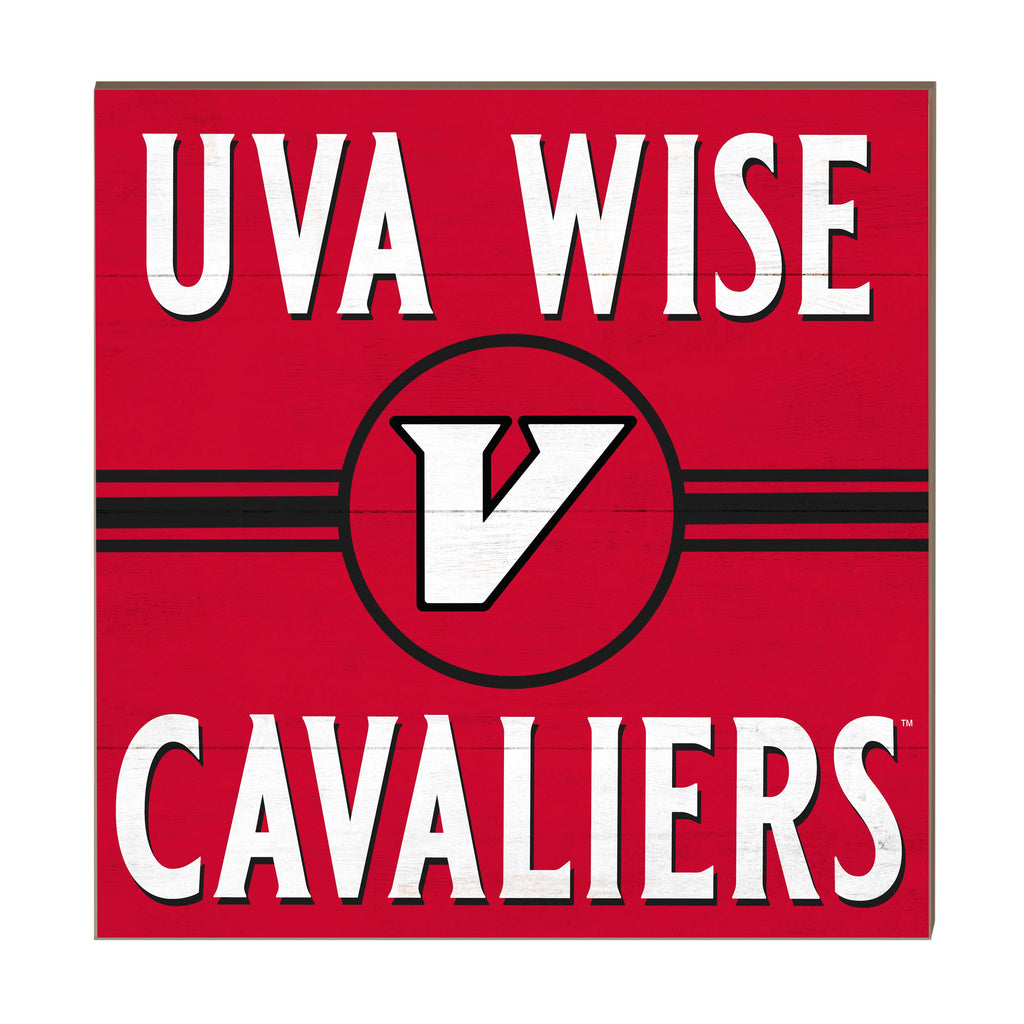 10x10 Retro Team Sign University of Virginia College at Wise Cavaliers
