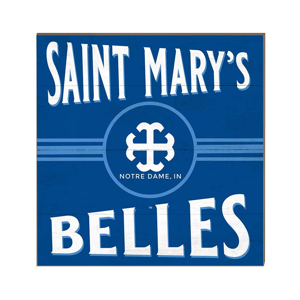 10x10 Retro Team Sign Saint Mary's College Belles