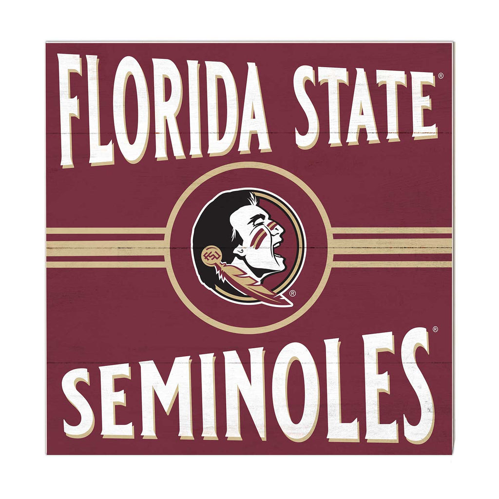 10x10 Retro Team Sign Florida State Seminoles
