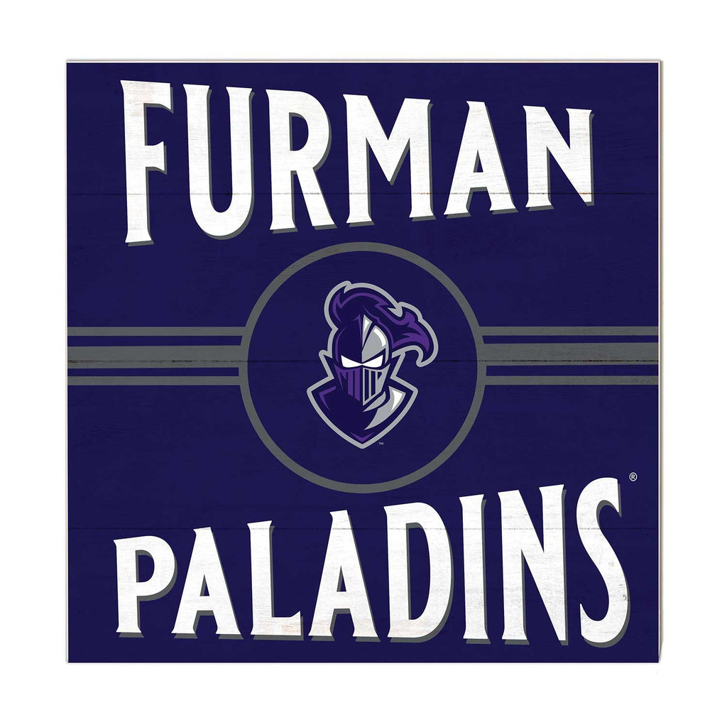 10x10 Retro Team Sign Furman Paladins