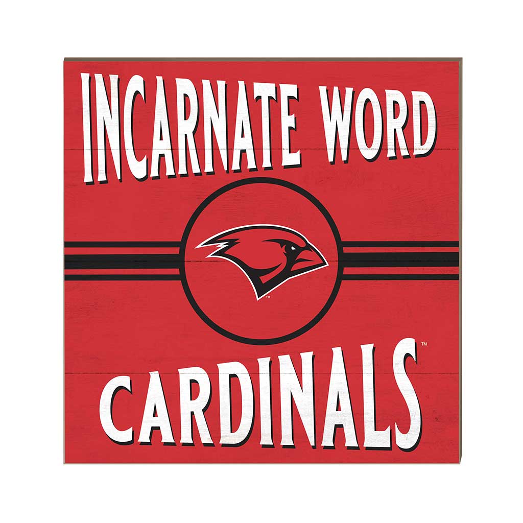 10x10 Retro Team Sign Incarnate Word Cardinals