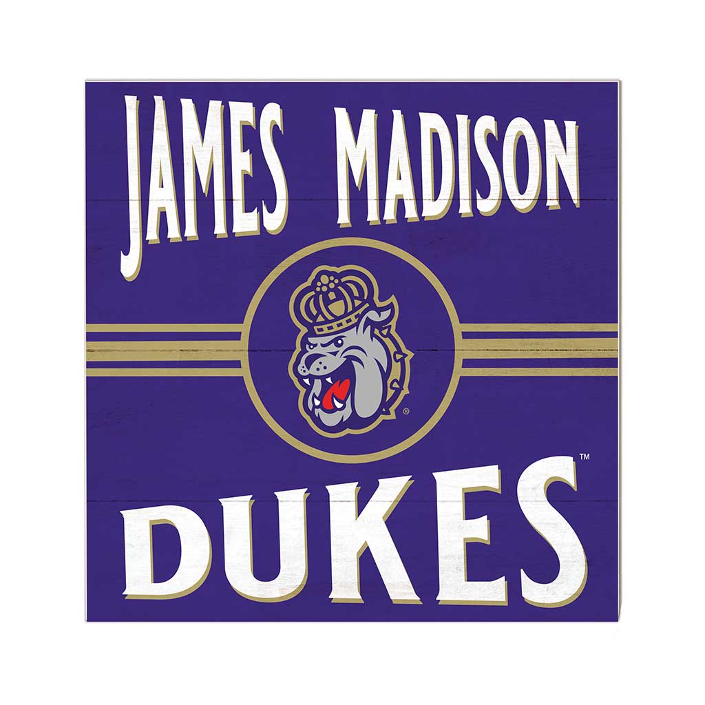 10x10 Retro Team Sign James Madison Dukes