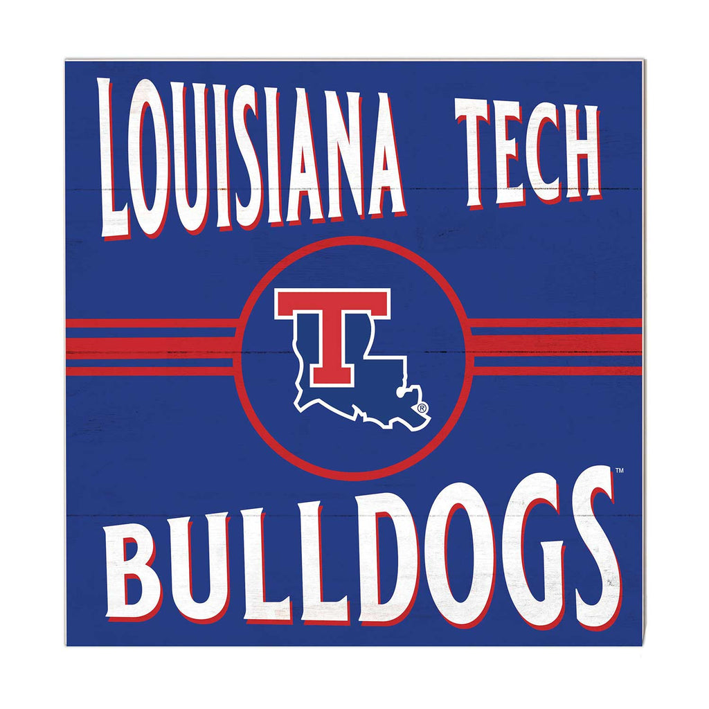 10x10 Retro Team Sign Louisiana Tech Bulldogs