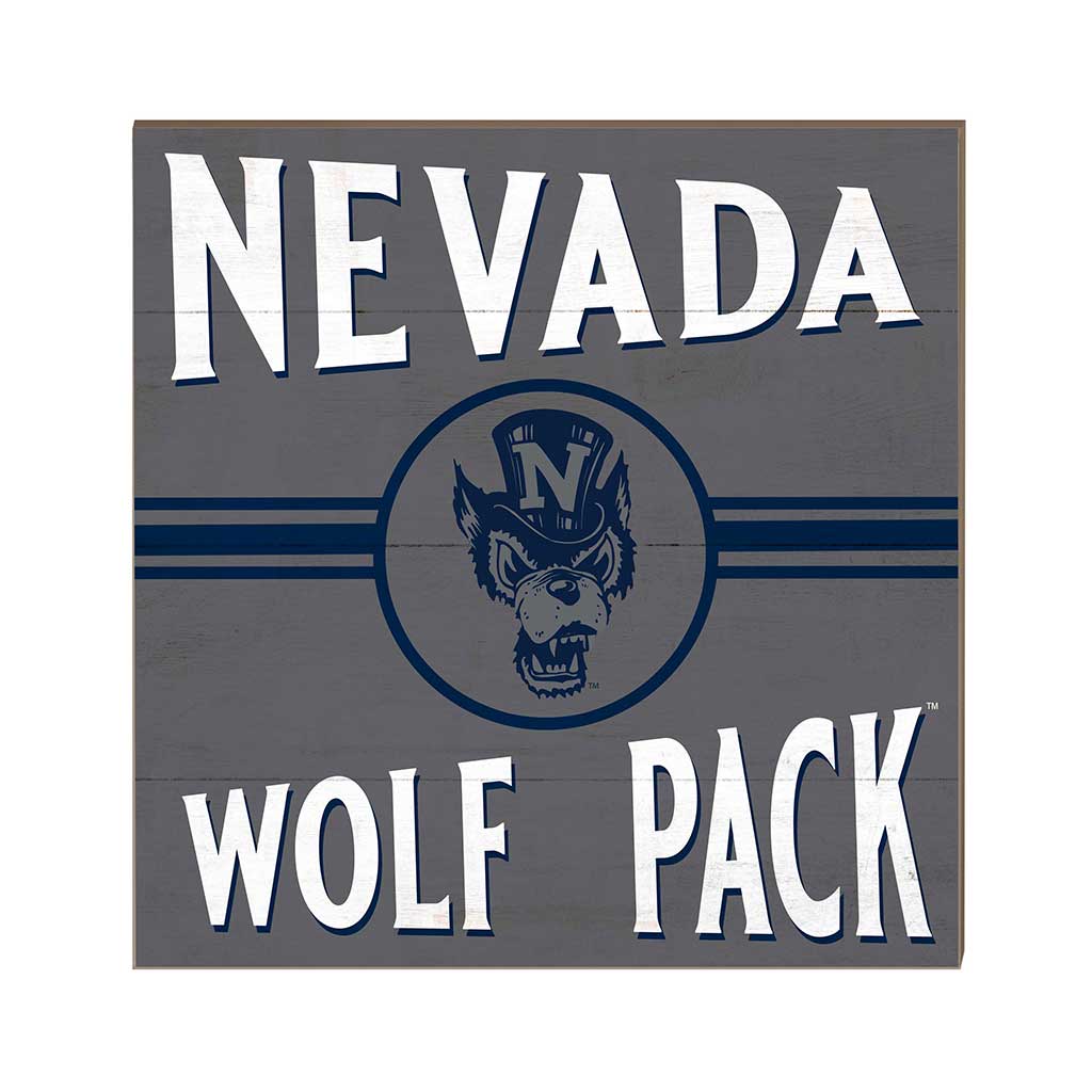 10x10 Retro Team Sign Nevada Wolf Pack