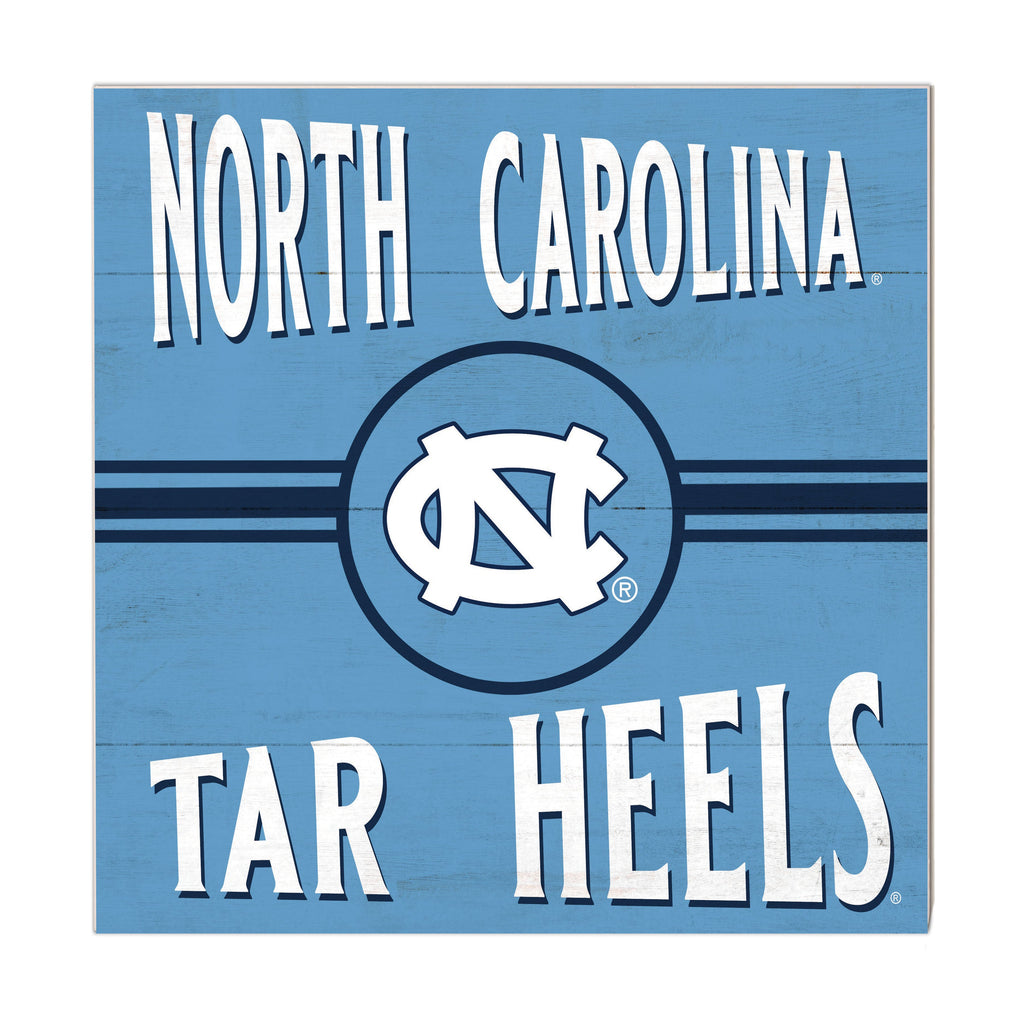 10x10 Retro Team Sign North Carolina (Chapel Hill) Tar Heels