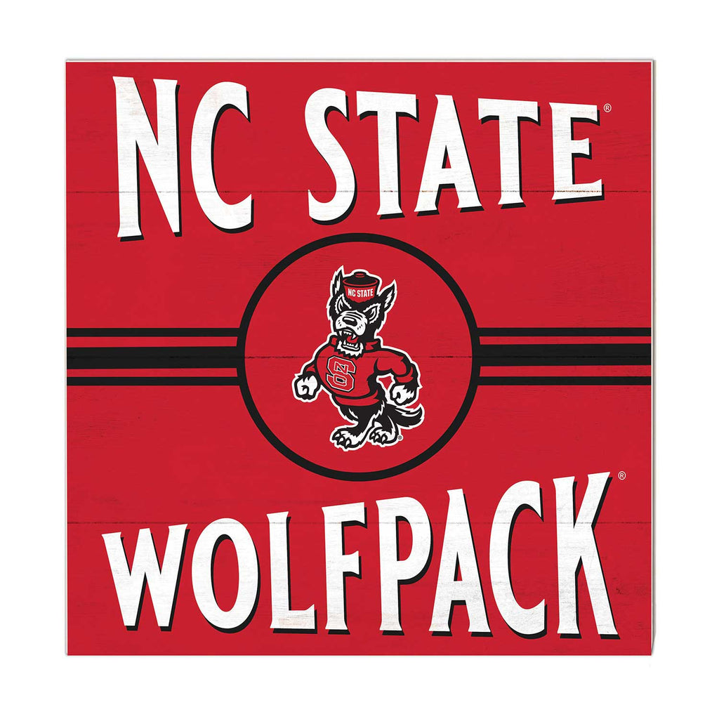10x10 Retro Team Sign North Carolina State Wolfpack