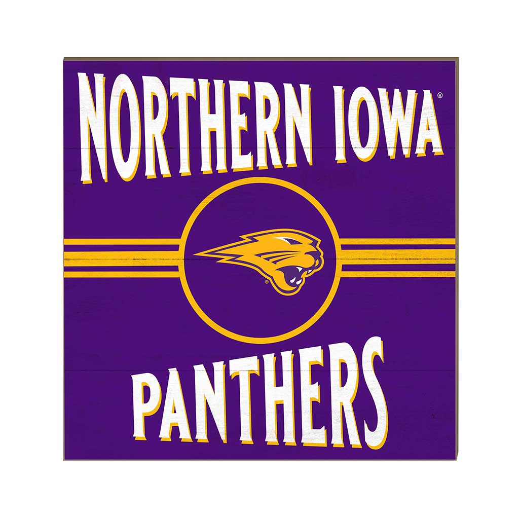 10x10 Retro Team Sign Northern Iowa Panthers