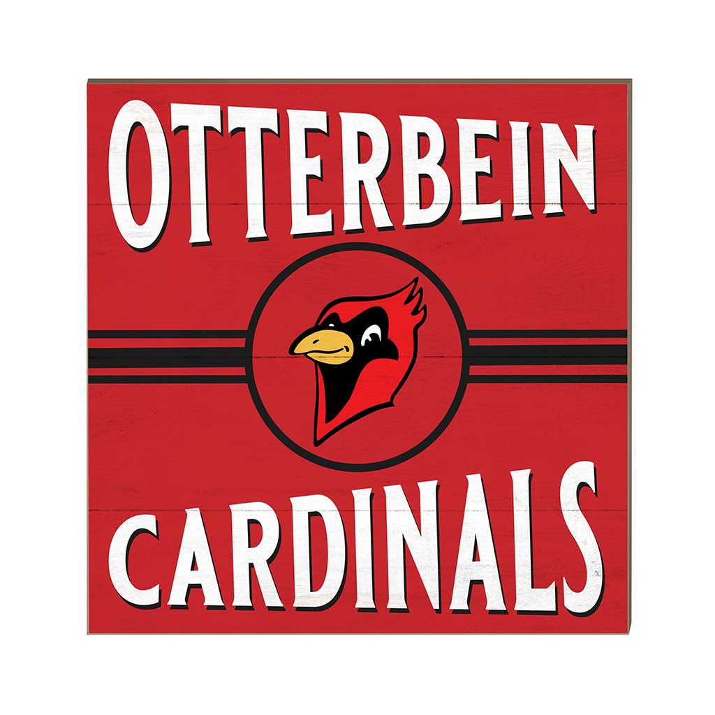 10x10 Retro Team Sign Otterbein College Cardinals