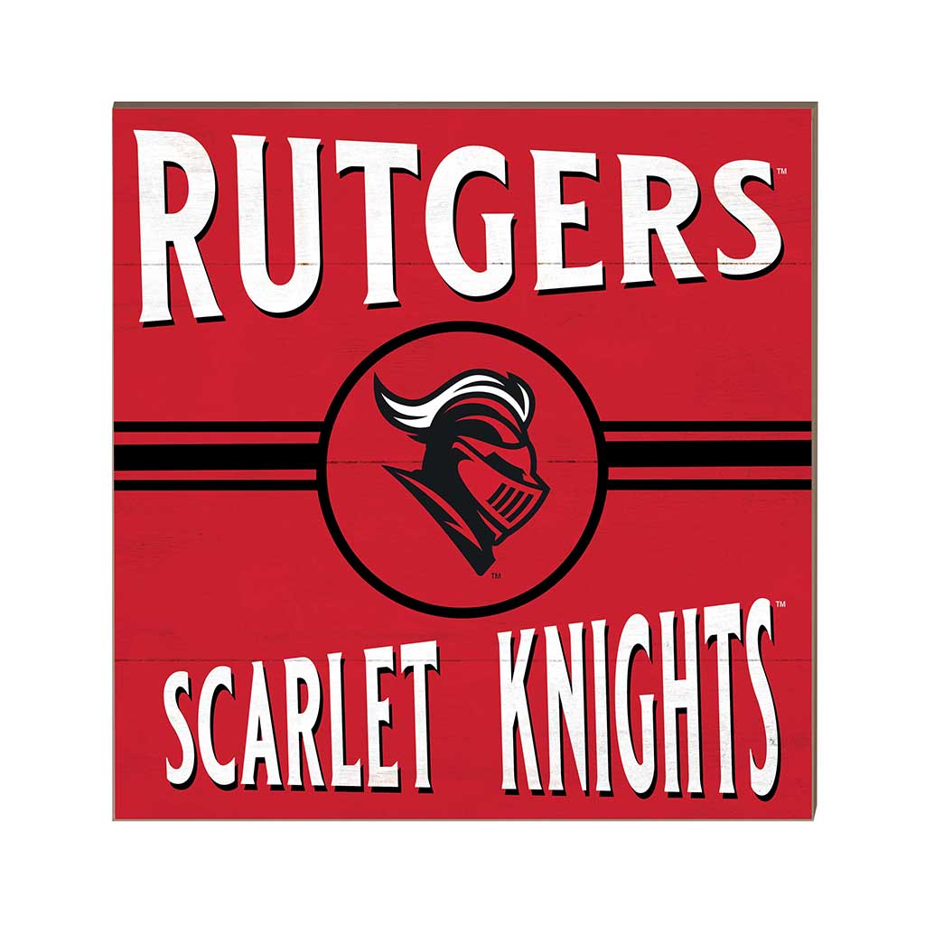 10x10 Retro Team Sign Rutgers Scarlet Knights