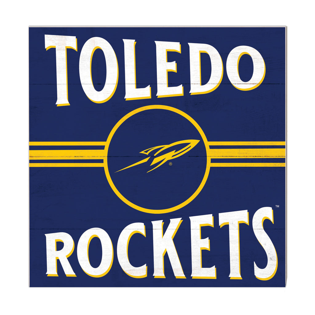 10x10 Retro Team Sign Toledo Rockets