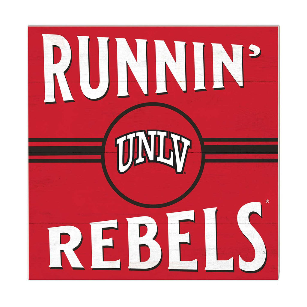 10x10 Retro Team Sign University of Nevada Las Vegas Rebels