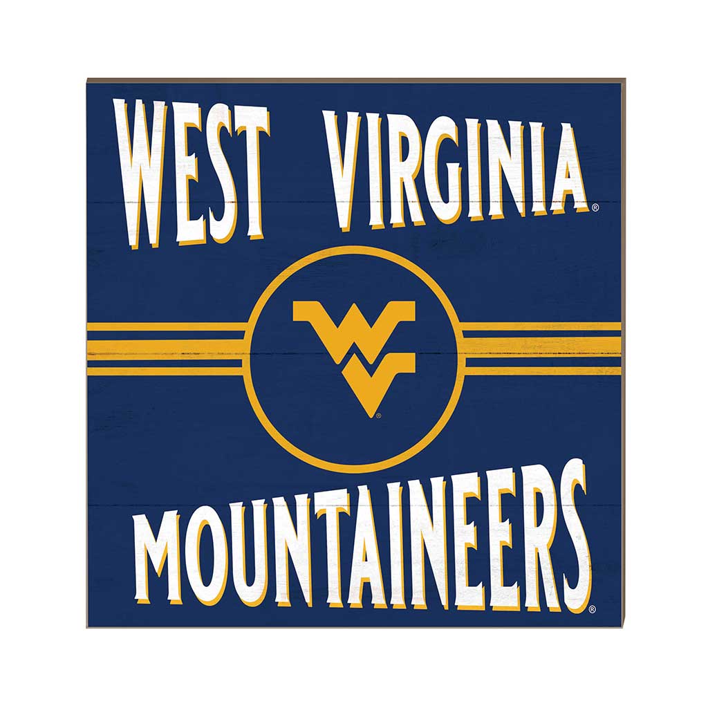 10x10 Retro Team Sign West Virginia Mountaineers