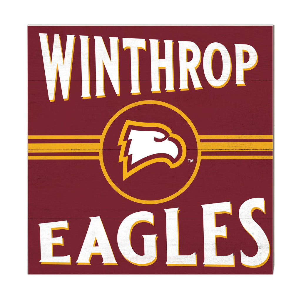 10x10 Retro Team Sign Winthrop Eagles