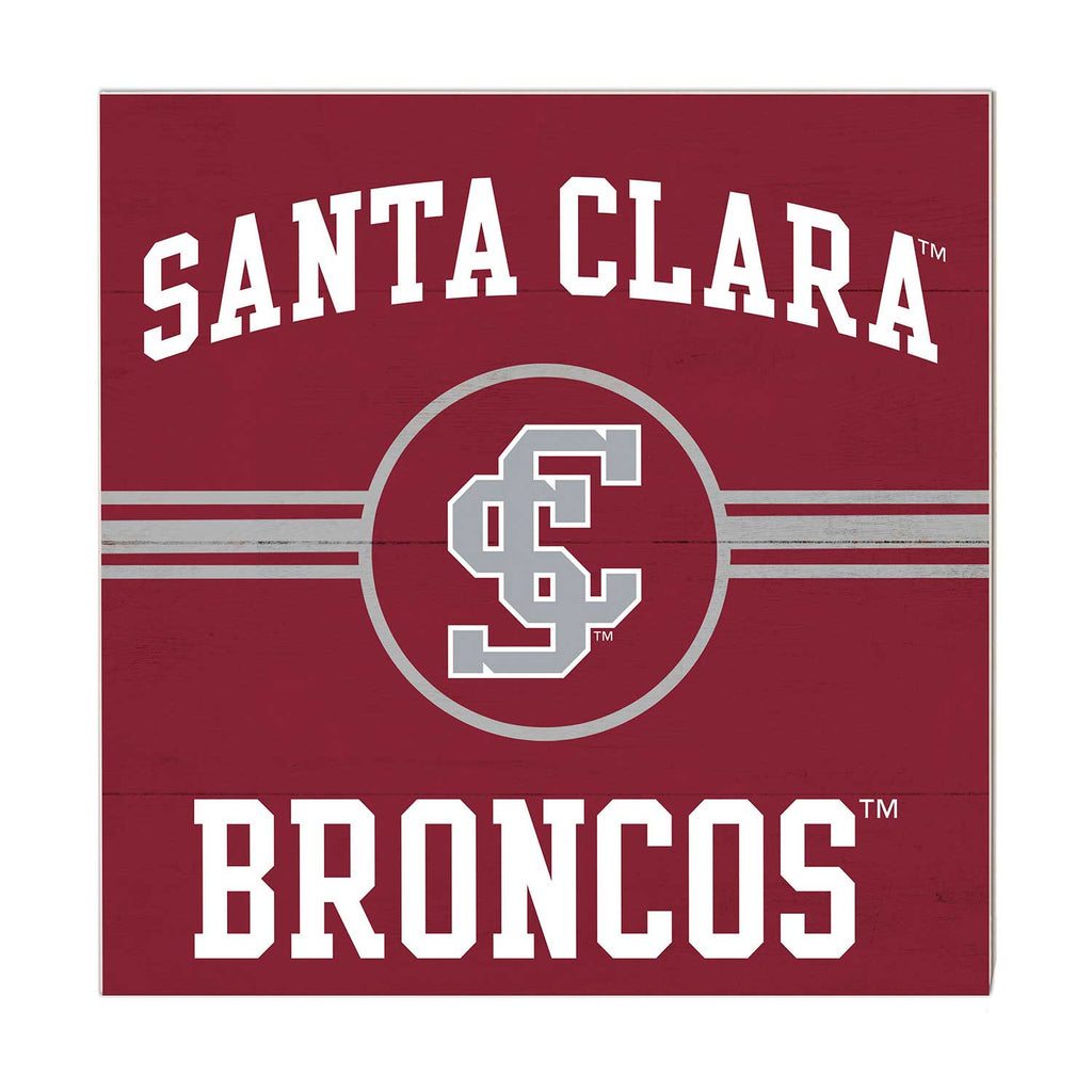 10x10 Retro Team Sign Santa Clara Broncos
