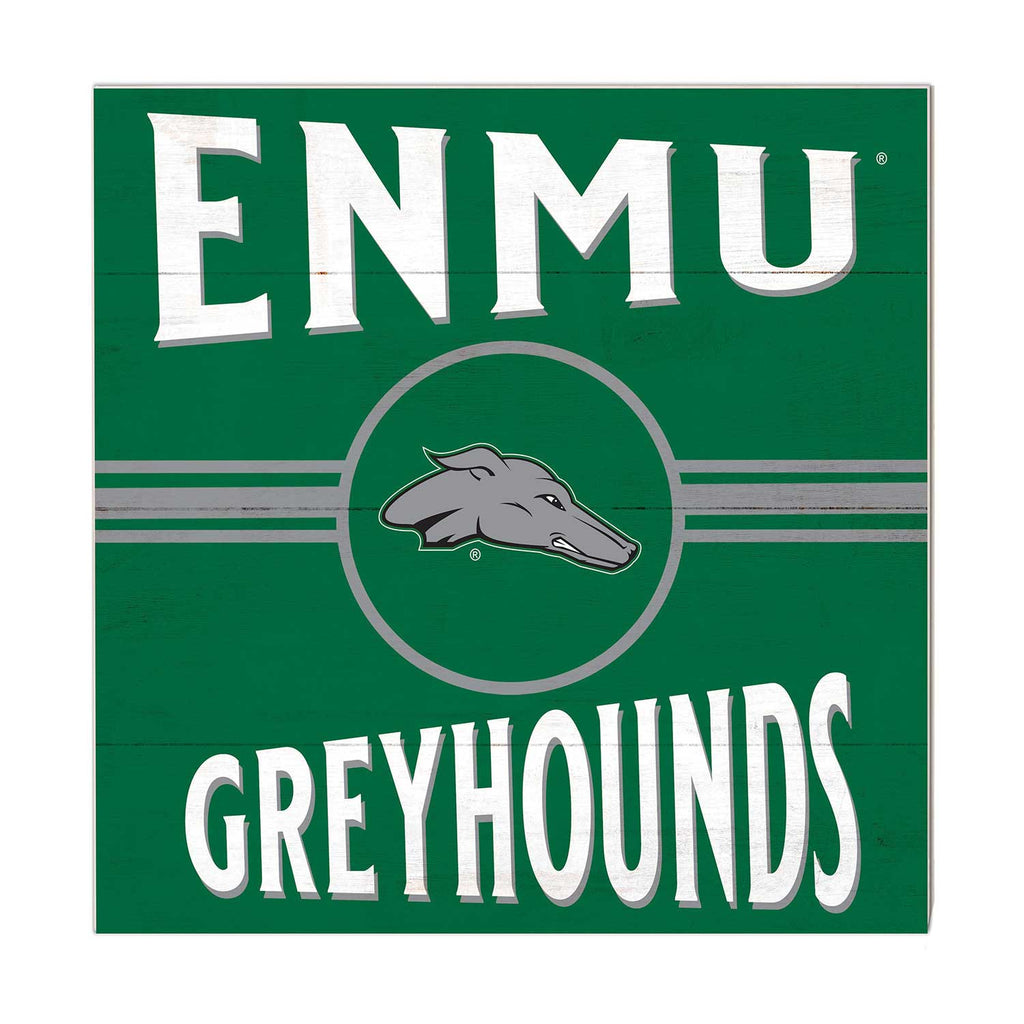 10x10 Retro Team Sign Eastern New Mexico Greyhounds