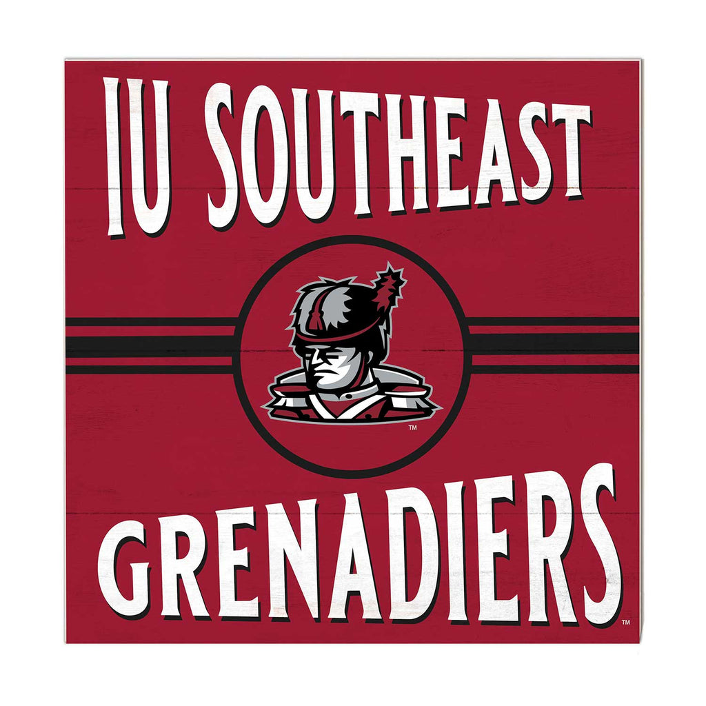10x10 Retro Team Sign Indiana University Southeast Grenadiers
