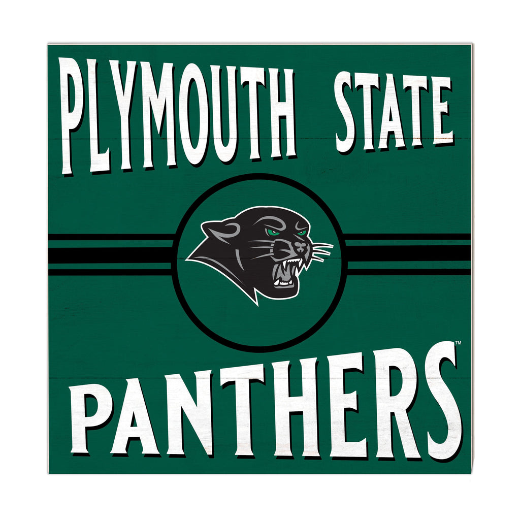 10x10 Retro Team Sign Playmouth State University Panthers