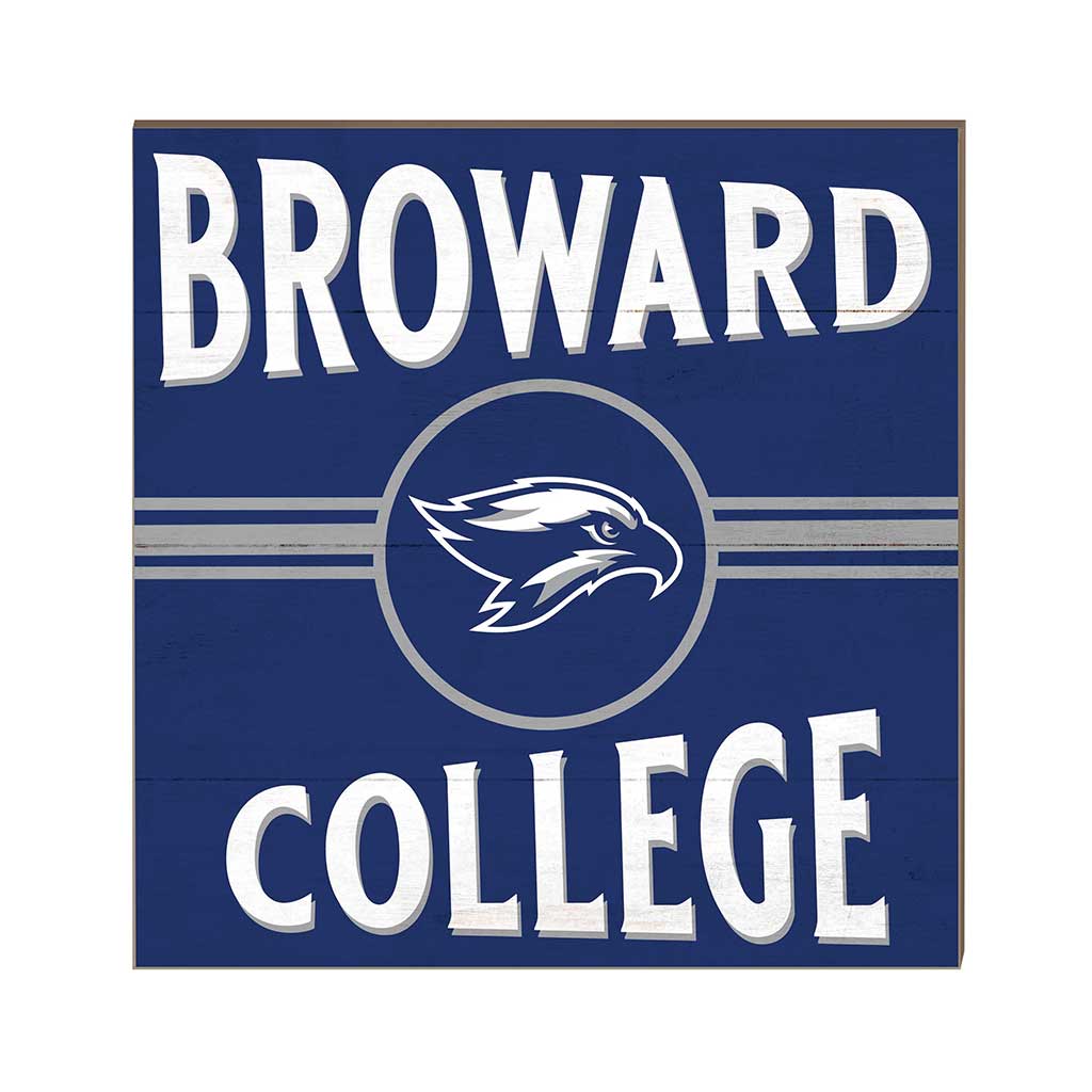 10x10 Retro Team Sign Broward College Seahawks